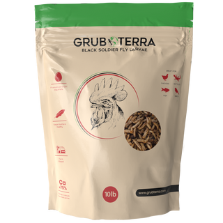 GrubTerra Dried Black Soldier Fly Larvae 10lb