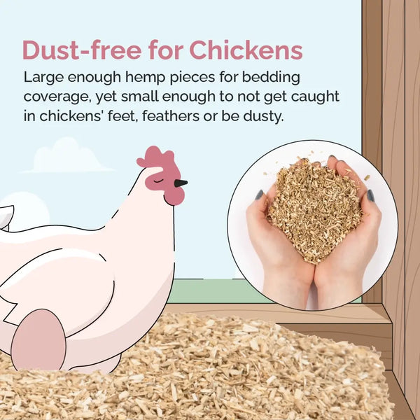 Hemp Bedding for Chicken Coops