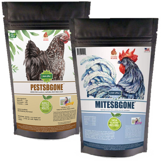 MitesBGone & PestsBGone Coop Herbs Bundle - 2 Blends In Bundle To Repel Pests