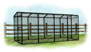 Walk-In 15 ft. Chicken Run (6'6"W x 15'L x 6'3"H)