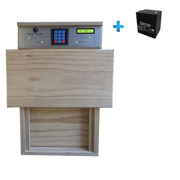 Automatic Chicken Coop Door With Battery Backup