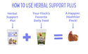 Herbal Support Plus Feed Additive For Chickens, Ducks, Quail, & Other Poultry