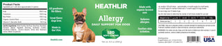 Heathlir Daily Allergy Herbal Support Chew For Dogs: 120 count (9.3 oz)