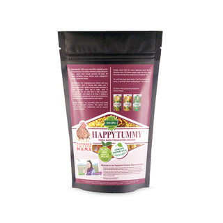 happy tummy nesting herbs black bag