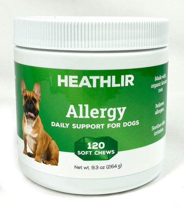 Heathlir Daily Allergy Herbal Support Chew For Dogs: 120 count (9.3 oz)