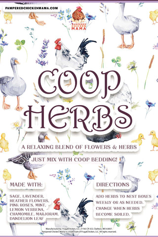 Coop Herbs - Mix With Coop Bedding For A Delicious Scent!