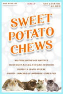 BunLuv Sweet Potato Chews For Rabbits, Guinea Pigs, Chinchillas, & Hamsters (5 oz)